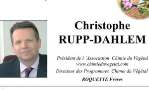 Christophe RUPP-DAHLEM – Chimie du végétal, fer de lance de la chimie durable