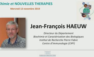 Développement d’un immunoconjugué cytotoxique ciblant le récepteur de l’IGF-1 – Jean-François HAEUW