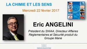 Eric Angelini – Vision d’avenir de l’industrie dans le domaine des parfums, arômes, senteurs et saveurs