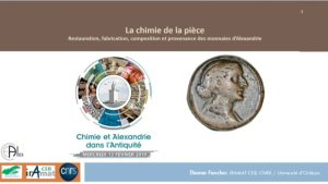 La chimie de la pièce&nbsp;: fabrication, composition et provenance des monnaies d’Alexandrie