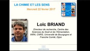 Loïc Briand – Le goût : de la molécule à la saveur